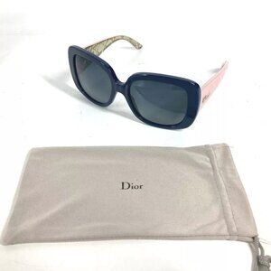 CHRISTIAN DIOR NQHHD Lady Dior Cannage logo Bicolor glasses eyewear sunglasses